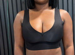 Breast lift back fat hook concealing bra