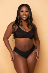 Back fat conceal Seamless bra + Seamless Panty Set