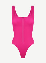 Pink High Compression Swimsuit